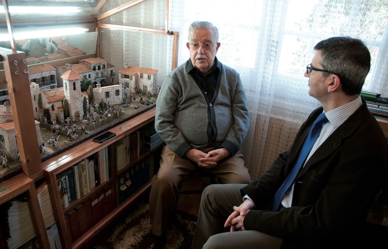 La Batalla de Sant Cugat es podria ubicar al vestíbul de lAjuntament. És història de la ciutat