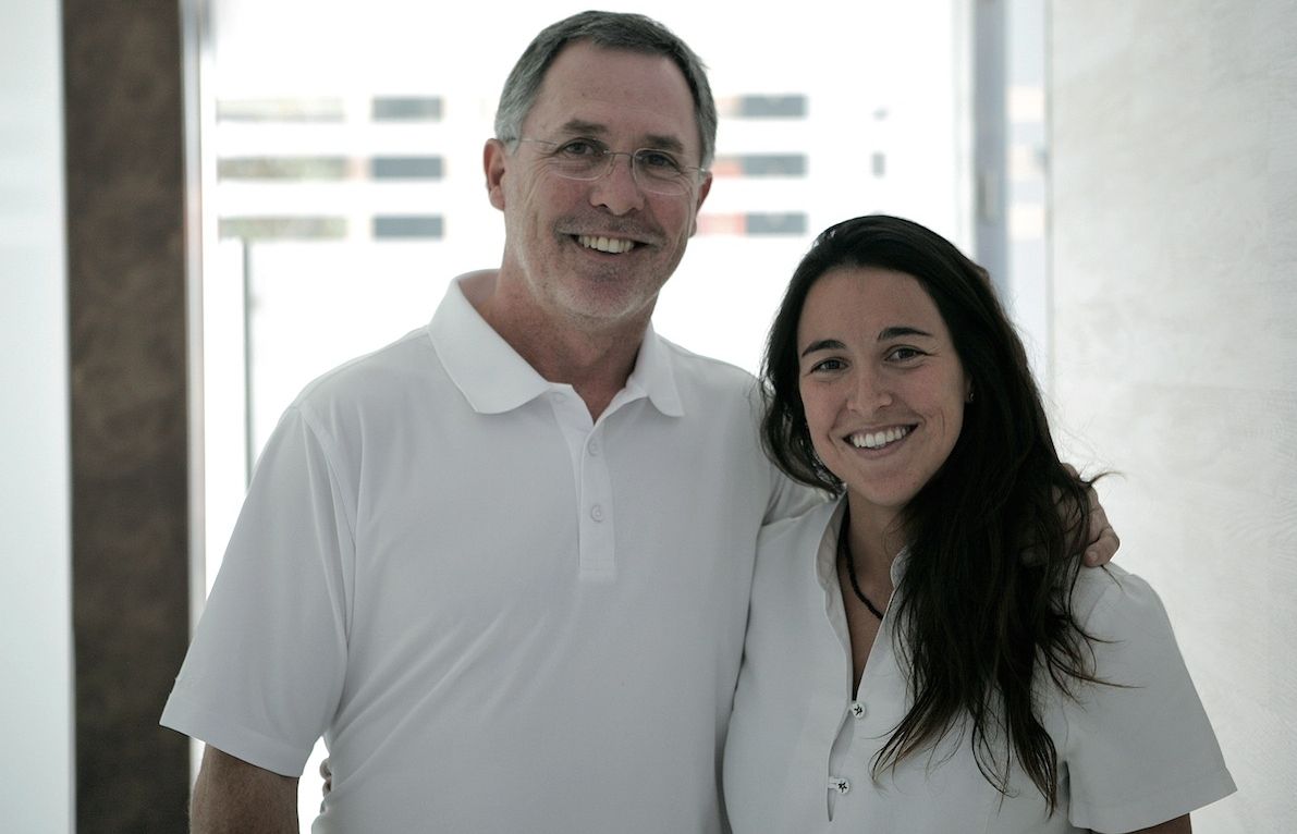 Ricardo i Júlia Piñeiro, pare i filla. Foto: Artur Ribera