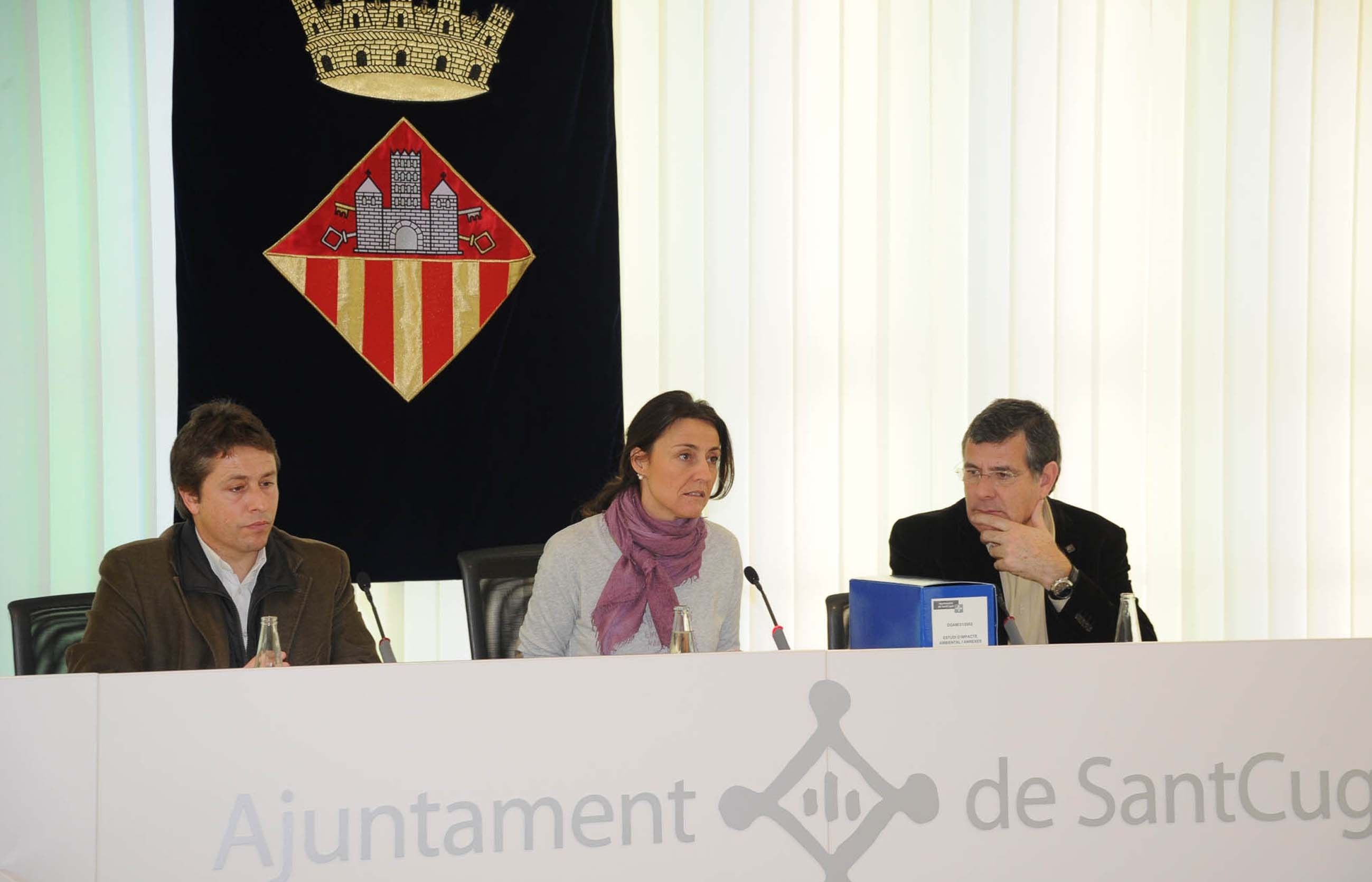 Presentació d'al·legacions a la pedrera Berta. FOTO: Localpres