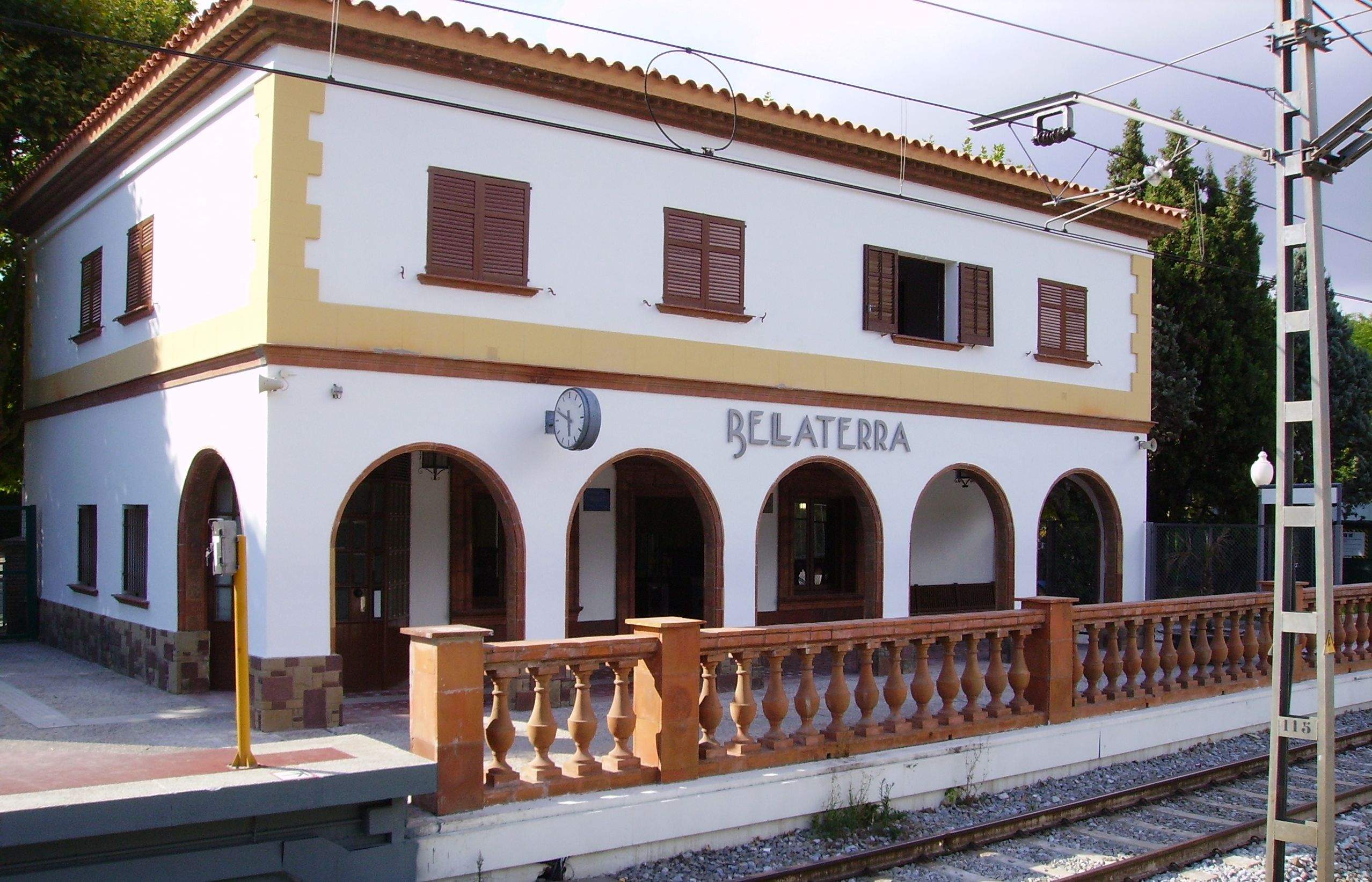 Imatge de l'estació de Bellaterra. FOTO: Cedida