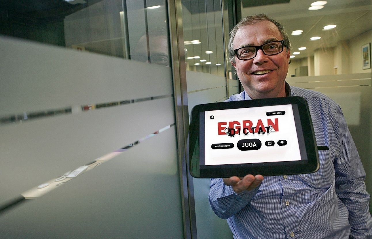 El sanctugatenc Oriol Carbó és el productor del programa de TV3 El gran dictat. FOTO: Artur Ribera