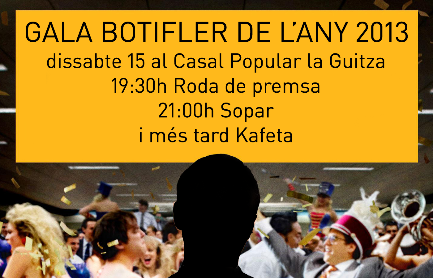 Cartell de la gala Botifler de l'any 2013. FOTO: Cartell 
