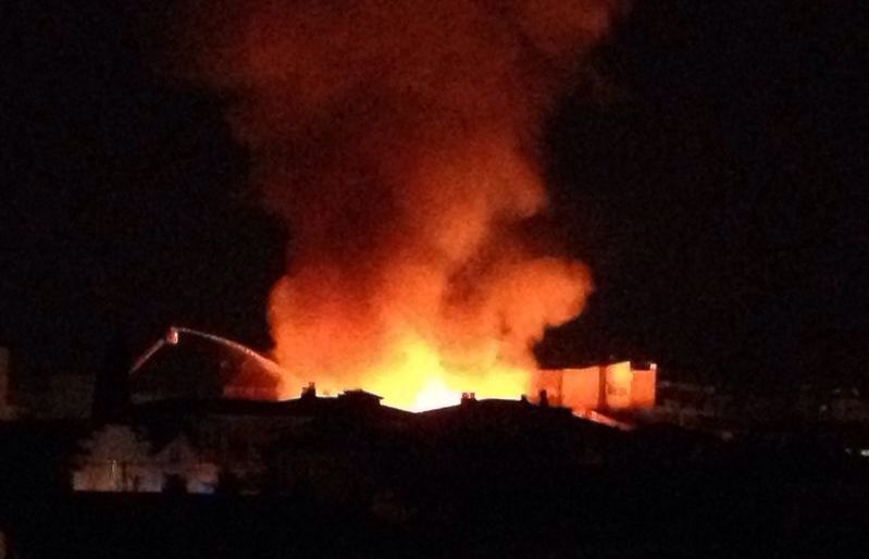 Imatge del foc. FOTO: cedida