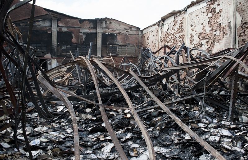 Imatge de l'interior del magatzem FOTO: Amanda Bernal