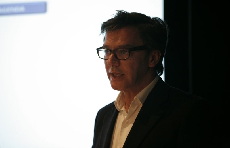 Alex Garçon, en la presentació el 17 de desembre passat del nou Club Gimnàstica Sant Cugat Esportiu. FOTO: Artur Ribera