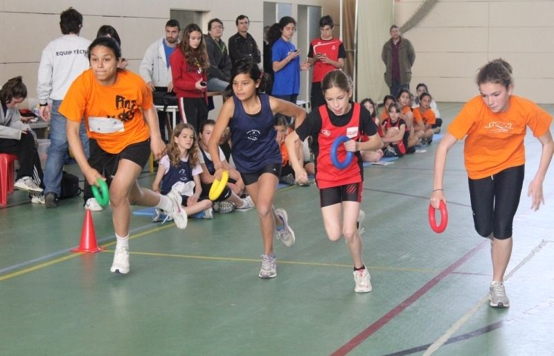 Imatge de l'edició del 2012 del Campionat Local Jugando al Atletismo. FOTO: Cedida