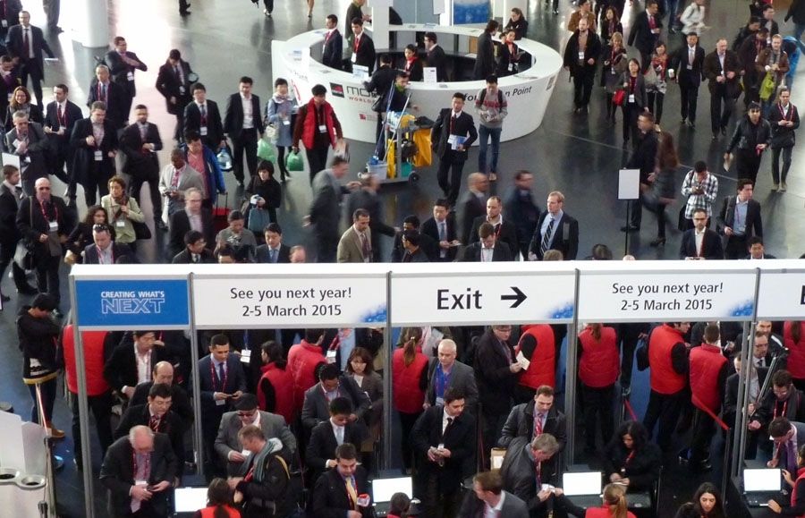 Imatge d'aquest matí del Mobile World Congress. FOTO: Viaempresa