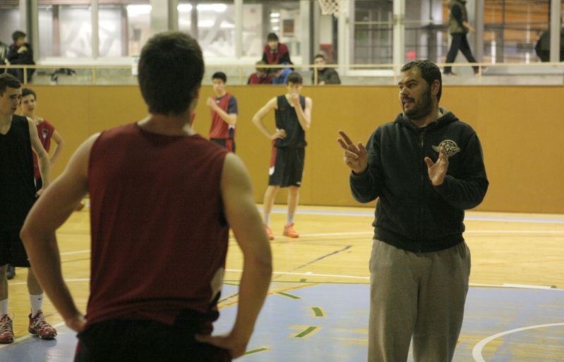 Agustí Julbe, al clínic de la UE Sant Cugat. FOTO: Artur Ribera