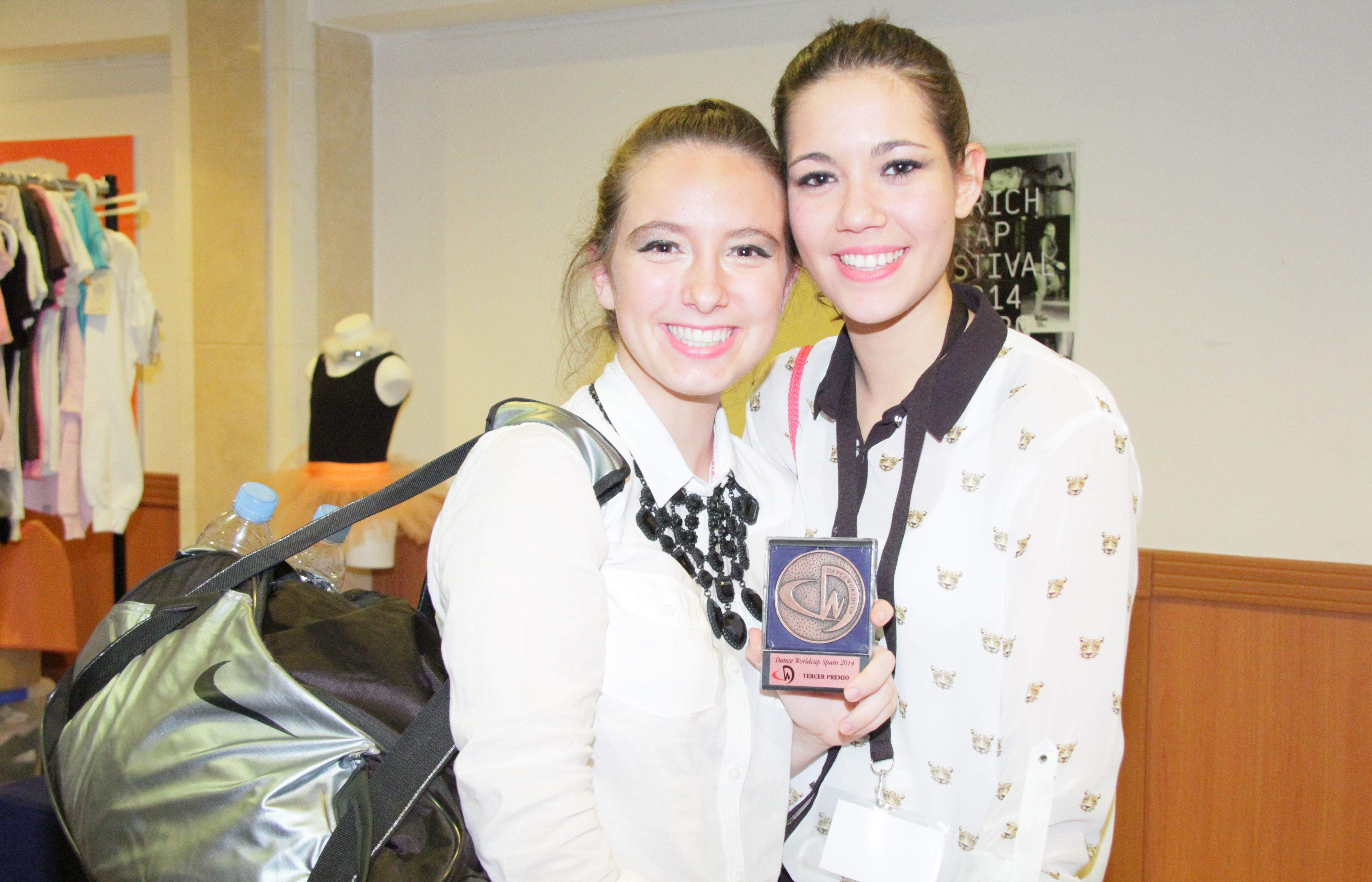 Andrea Delgado i Clàudia Peiró. FOTO: Cedida/ J.C.Peiro, redactor AIPET