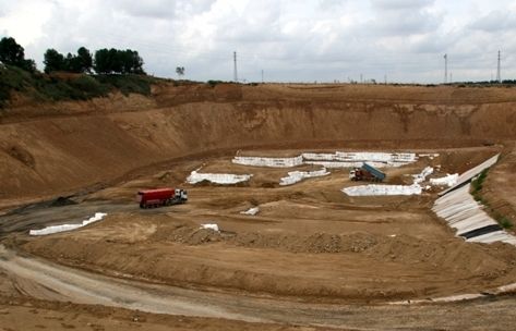 L'abocador Elena durant la seva restauració l'any 2007. FOTO: Cedida