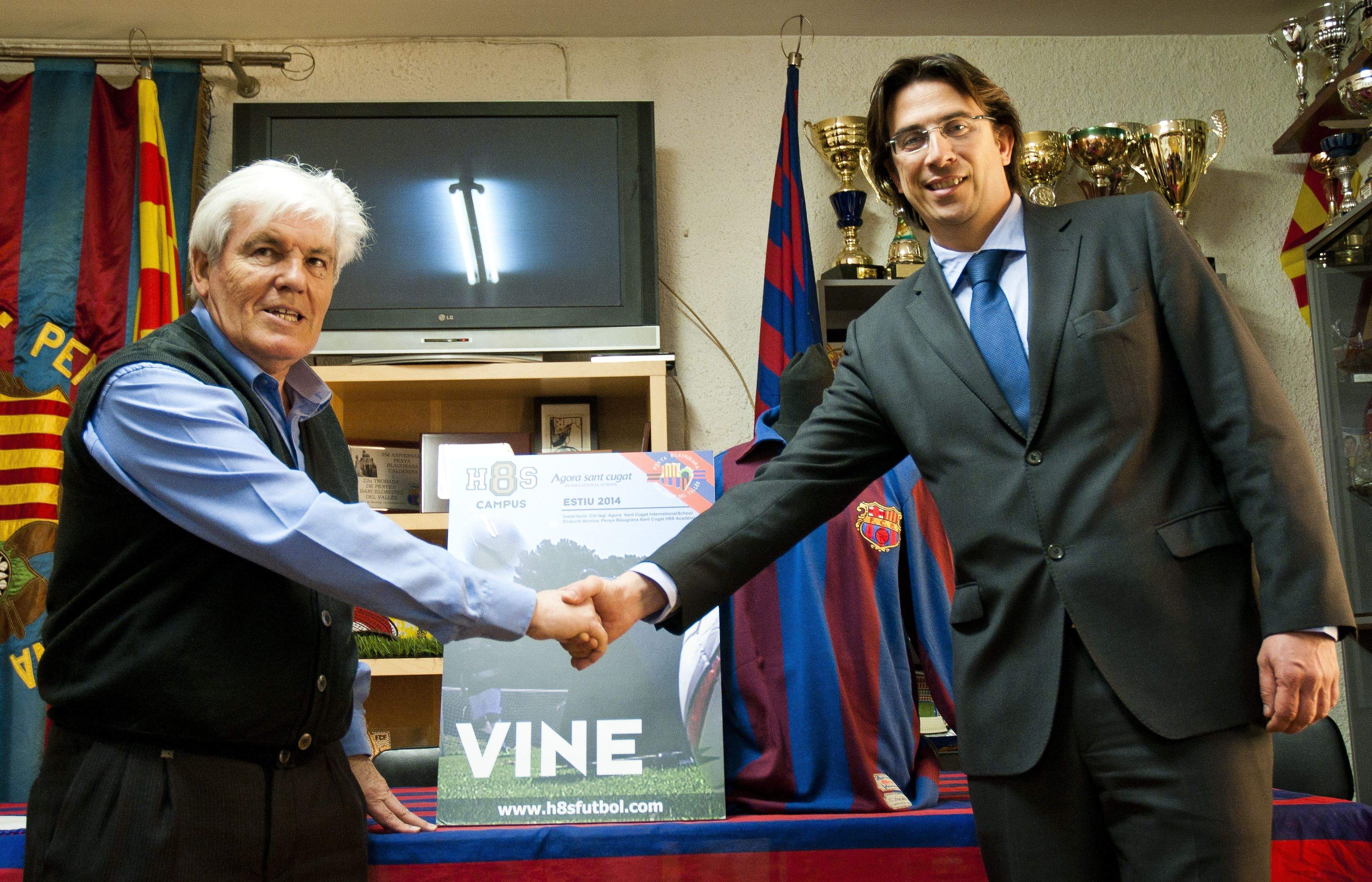 Vicenç Gandol i Josep Maria Félez, a l'acte. FOTO: David Molina