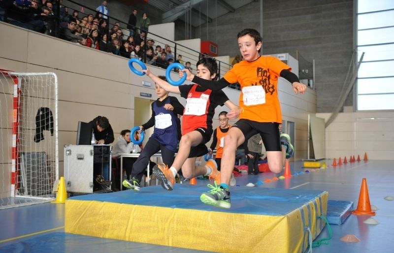 El Campionat Local Jugando al Atletismo es va fer el 23 de febrer. FOTO: Amanda Bernal