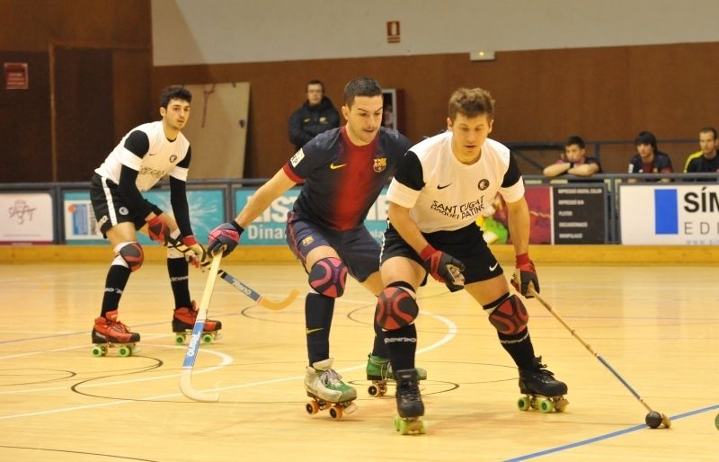 Pablo Aguarón, en un partit de la temporada passada amb el PHC Sant Cugat. FOTO: Amanda Bernal
