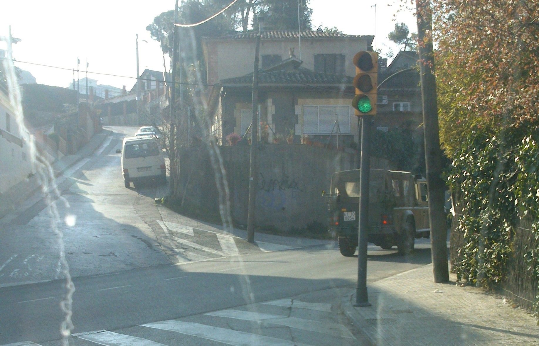 La darrera maniobra registrada en un carrer de La Floresta. FOTO: Cedida
