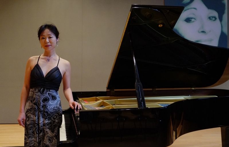 La pianista Yoko Suzuki a Sant Cugat. FOTO: David Molina