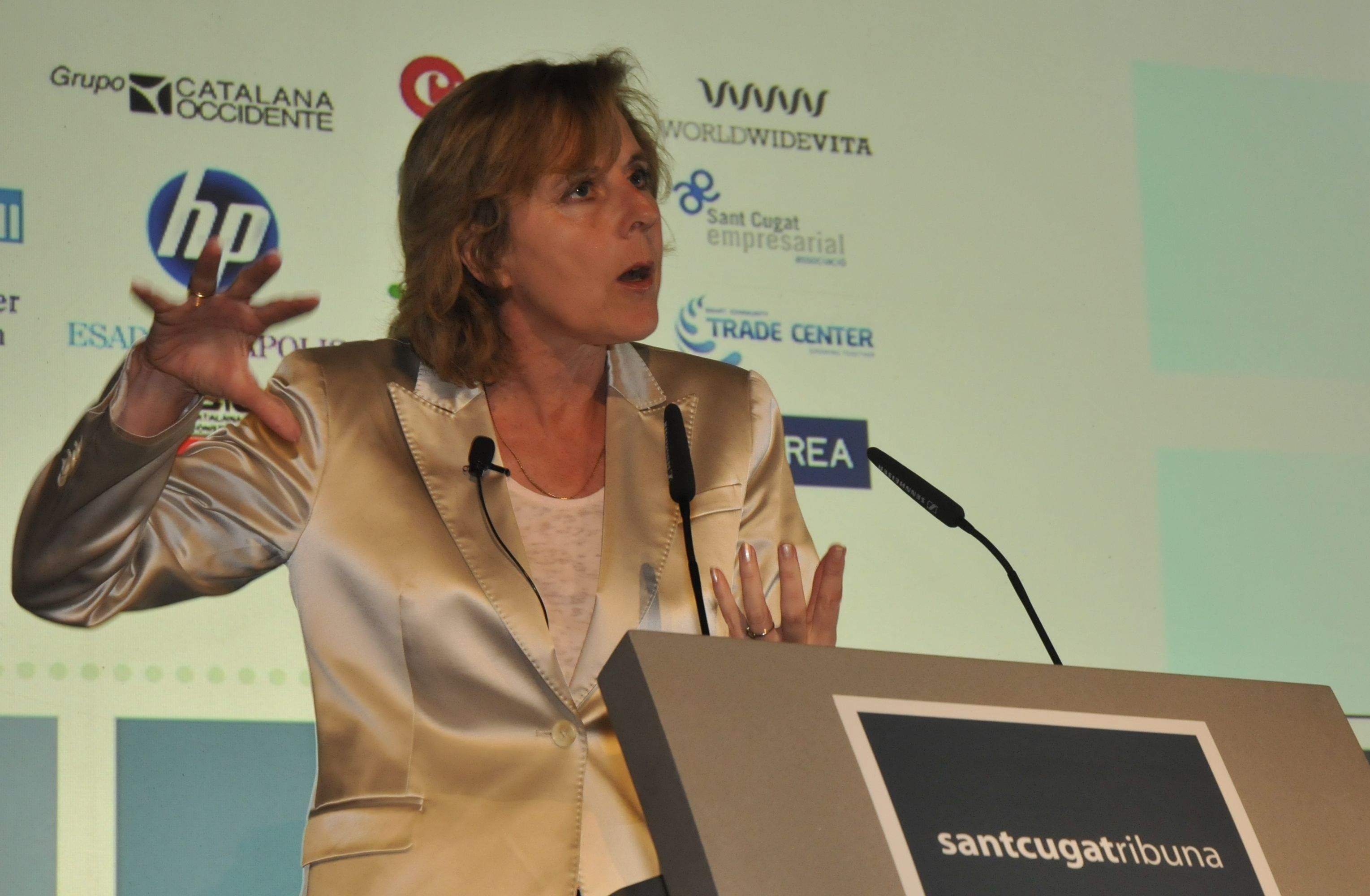 Connie Hedegaard Comissària europea dAcció per al Clima de la Unió Europea és la ponent del Santcugatribuna. FOTO: David Molina