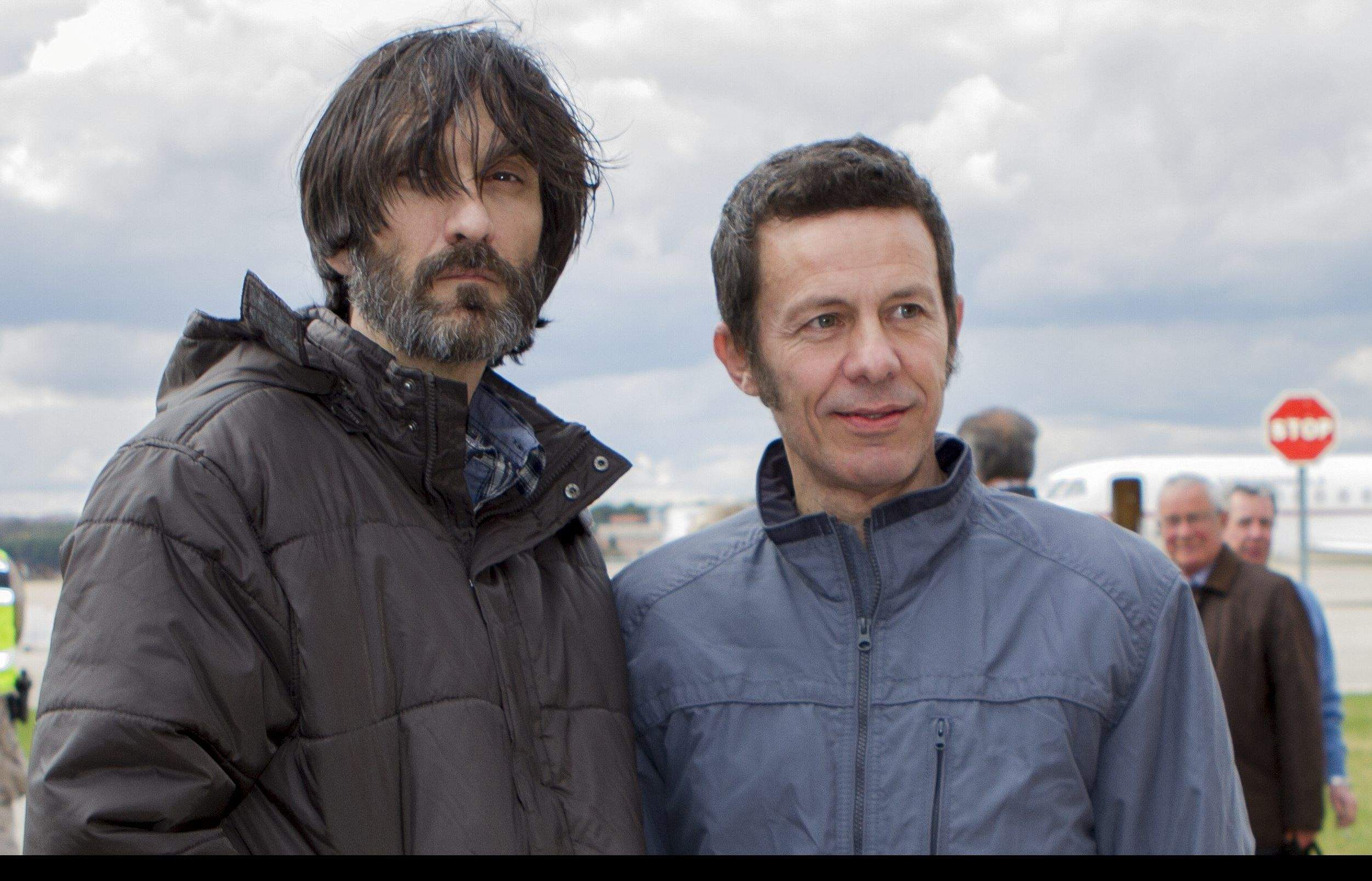 Garcia i Espinosa a la seva arribada a Madrid. FOTO: El Mundo