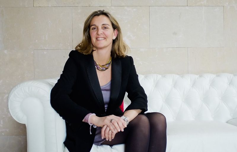 Mònica Mateu durant el fòrum empresarial Santcugatribuna. FOTO: David Molina