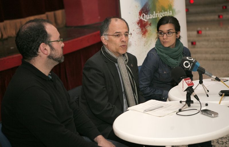'Quadrigènia' s'ha presentat el dilluns 31 de març. FOTO: Artur Ribera