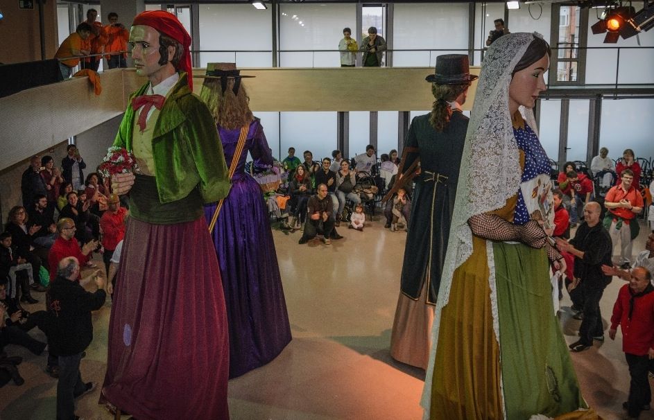 Ball de gegants, diumenge a Parets. FOTO: Cedida / Joseba Ruiz