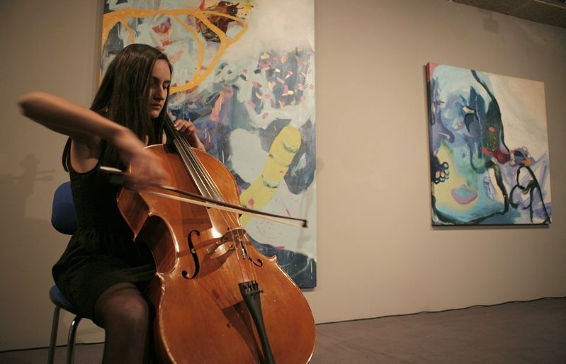 La música d'Entrecordes ha donat la benvinguda als assistents. FOTO: Artur Ribera