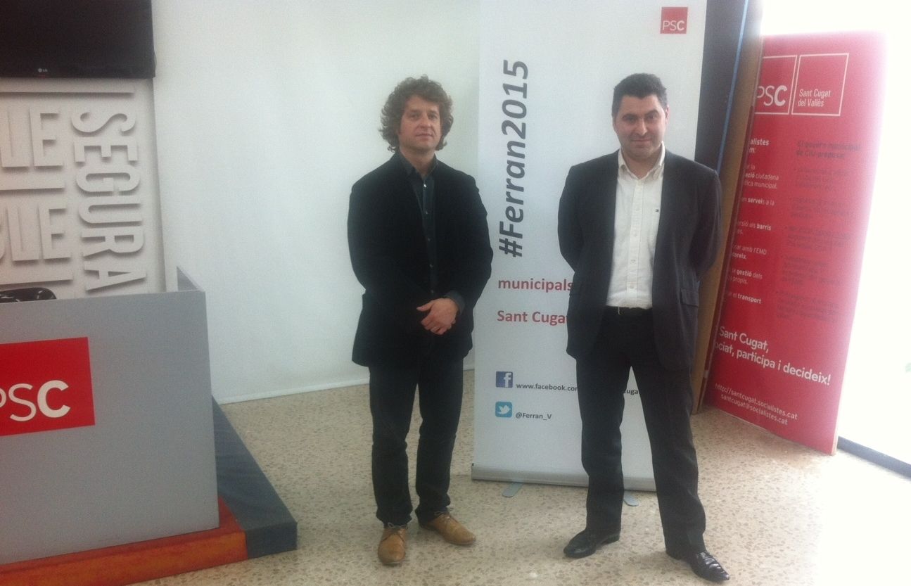 Pere Soler i Ferran Villaseñor. FOTO: À.L.P.