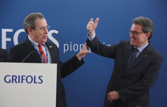Víctor Grífuls i Artur Mas. FOTO: ACN 