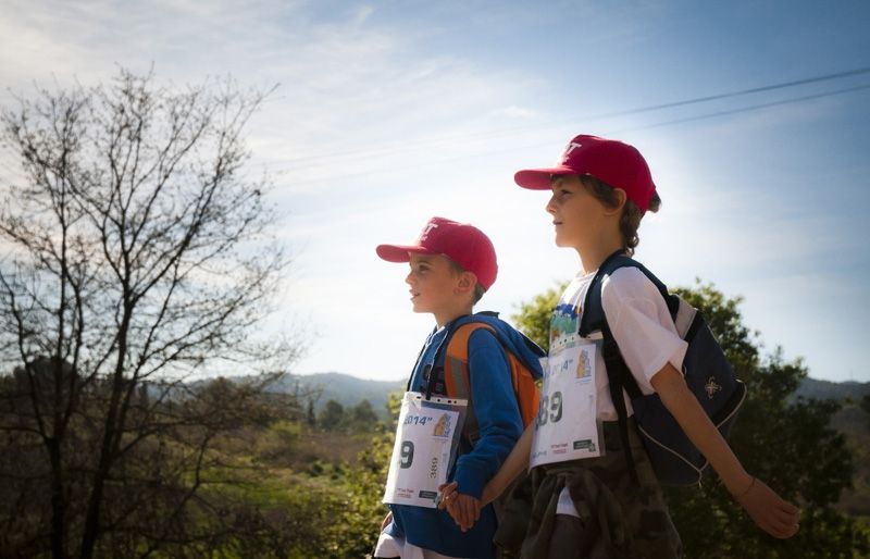 Sortida de la 56a marxa infantil de Sant Cugat