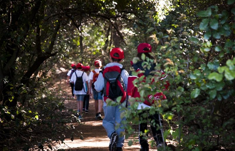  Els nens i nenes han gaudi de la natura. FOTO: David Molina