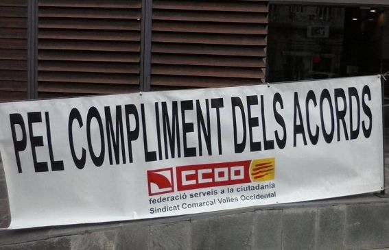 ova unió intercomarcal que es denominarà CCOO Vallès Occidental - Catalunya Central. FOTO: Cedida