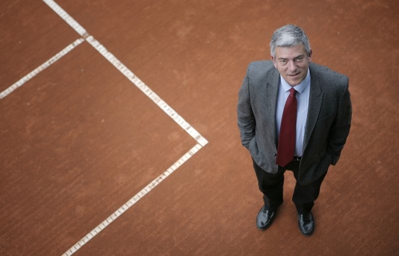 Toni Lloret, al Club Tennis Natació Sant Cugat. FOTO: Artur Ribera