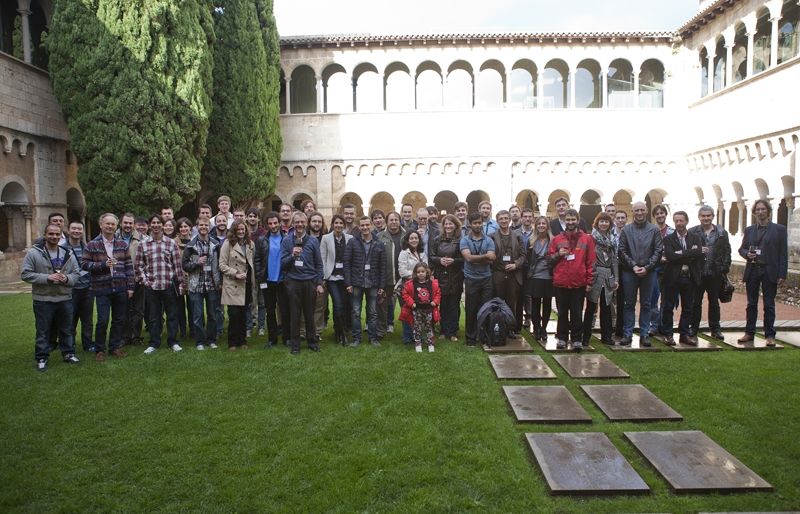 Foto de família d'una edició anterior del Fòrum d'Astrofísica FOTO: Artur Ribera