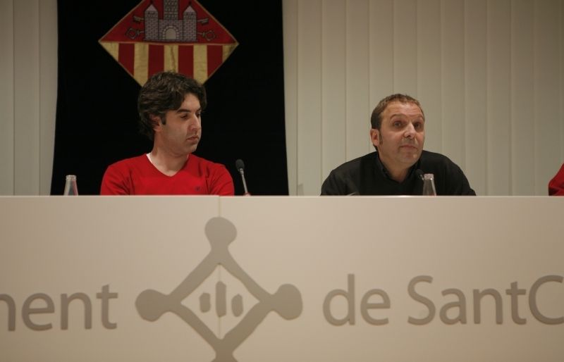 Xavier Tizón, regidor d'Esports, i Xavier Codina, cap de l'Àrea d'Esports. FOTO: Artur Ribera
