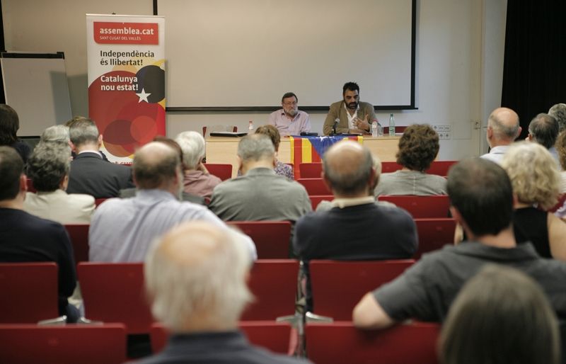 Jofre Llombart, a la presentació del llibre. FOTO: Artur Ribera 