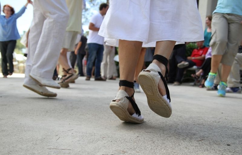 Les sardanes tornen a la plaça de Barcelona. FOTO: Estefania Bedmar