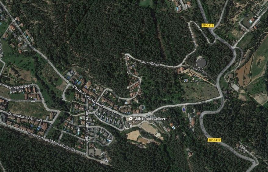 Imatge de satèl·lit del carrer de l'oceà Atlàntic