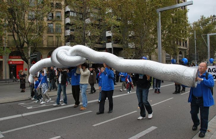 Acte organitzat per la Plataforma en Defensa de l'Ebre. FOTO: PDE