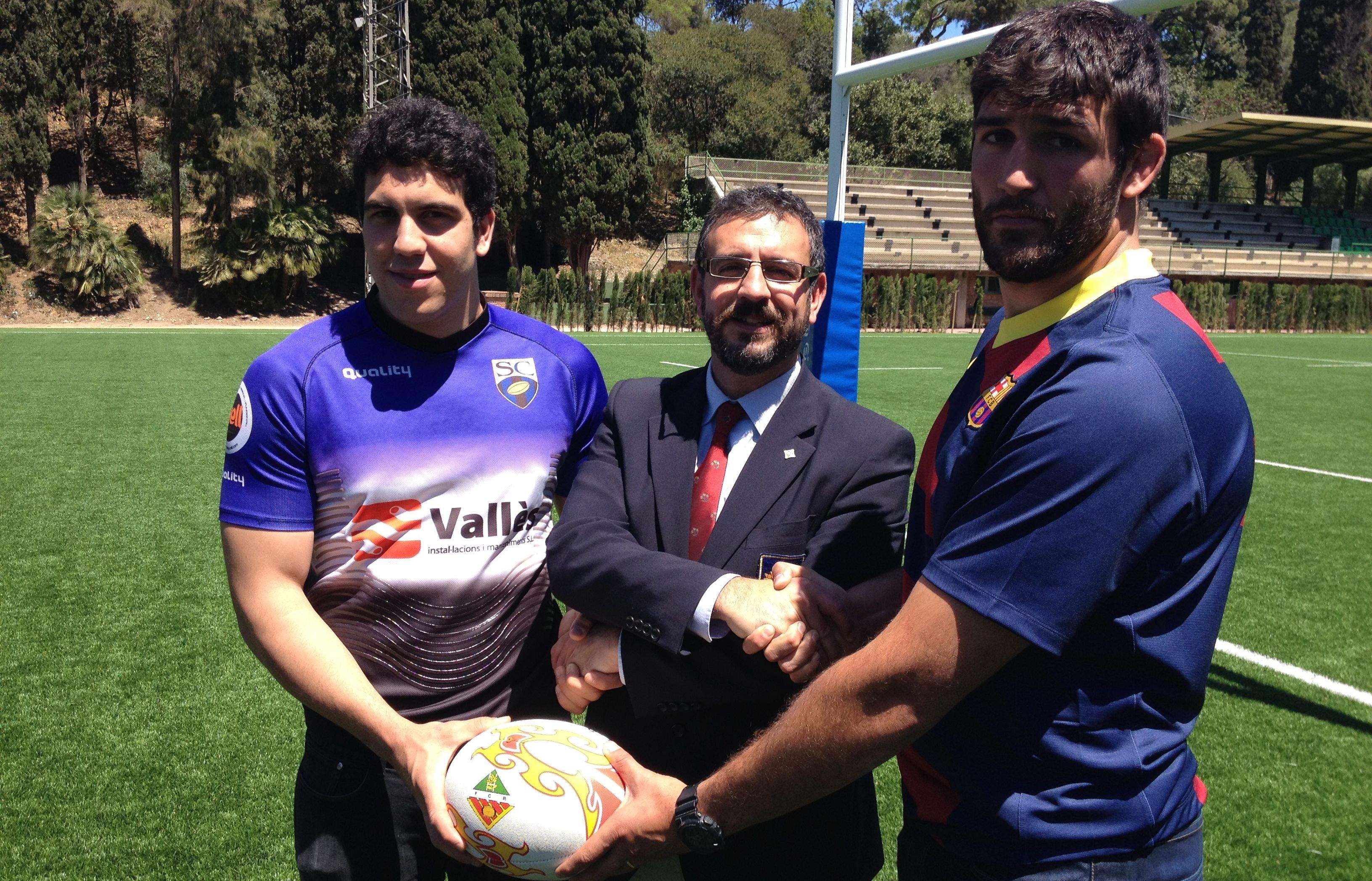 Joan Losada, Ignasi Planas i Sergi Guerrero, a La Foixarda. FOTO: À. L. P.