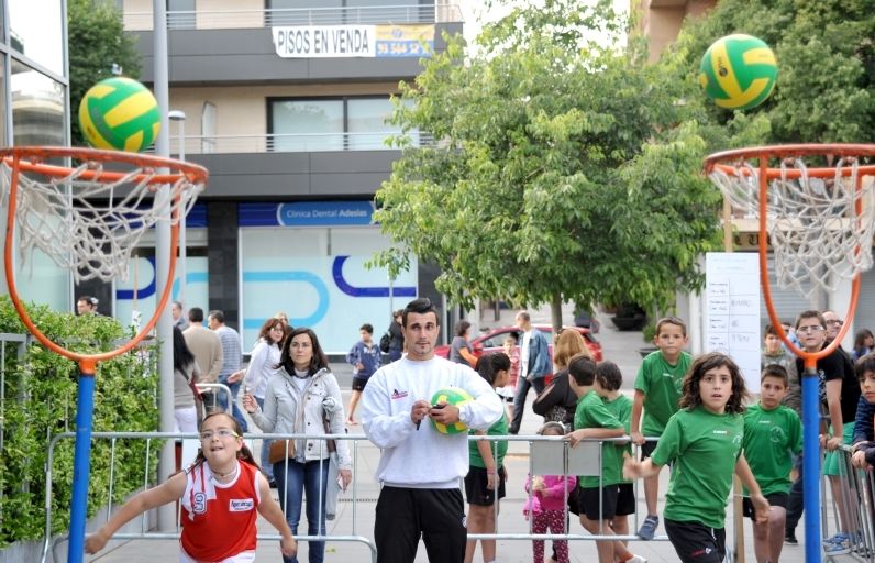 Imatge del'edició 2013 de la Festa de Cloenda dels Jocs Esportius en Escolars. FOTO: Amanda Bernal