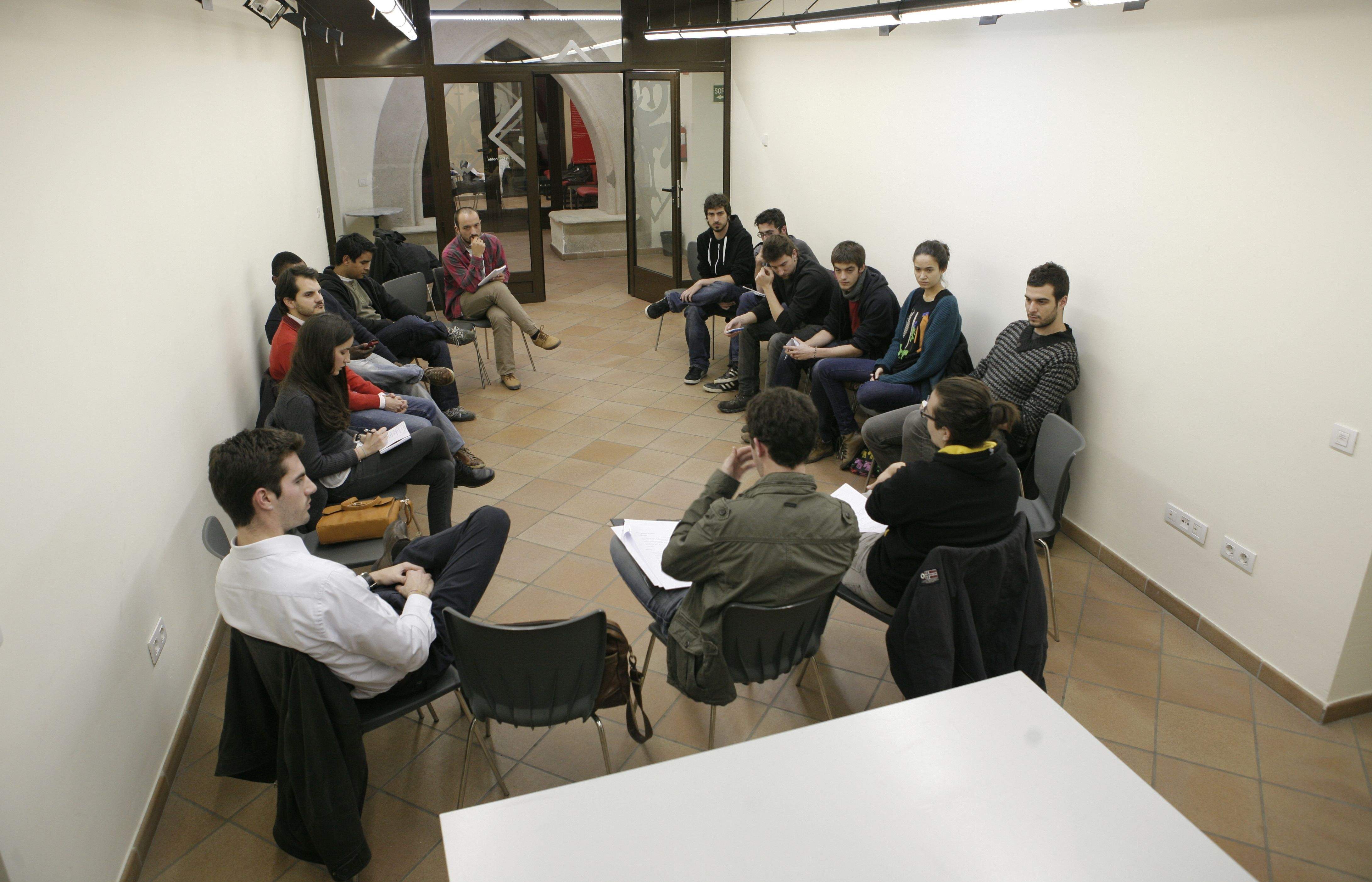 Una de les reunions del Consell de Joves. FOTO: Arxiu