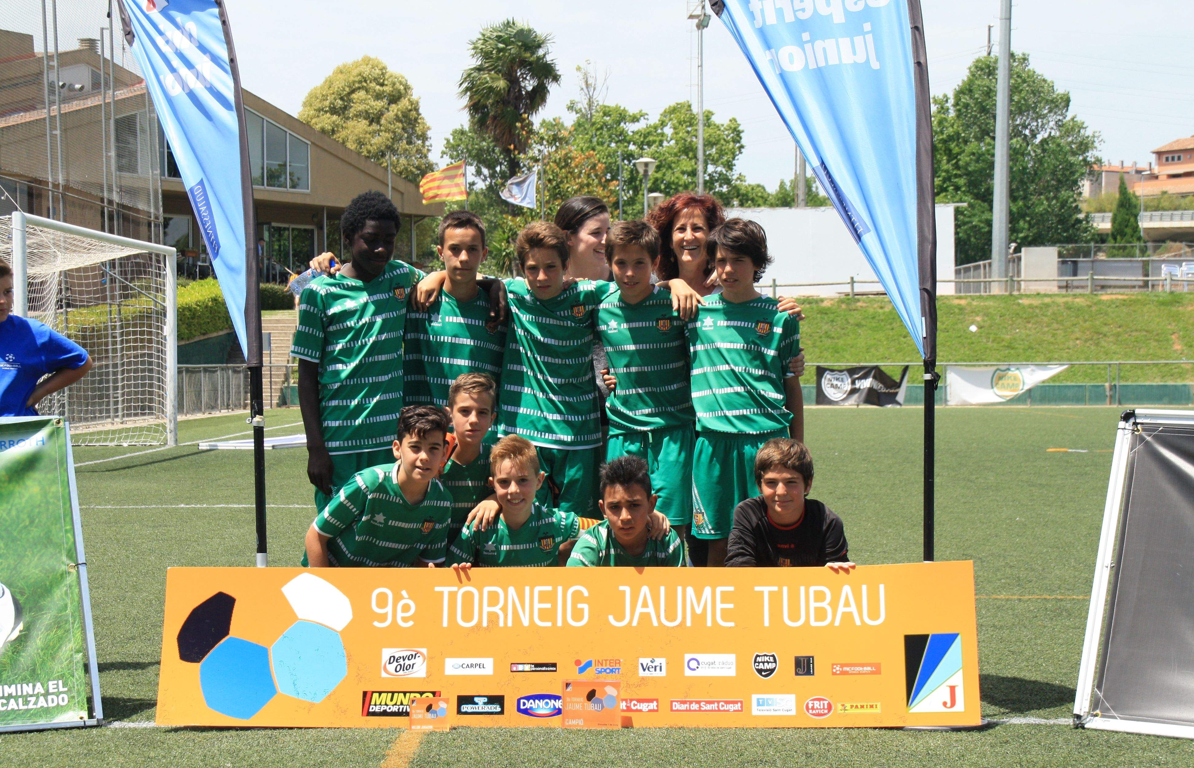 La UE Cornellà, campió del torneig. FOTO: Àlex López Puig