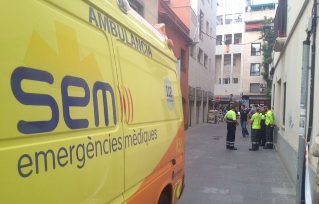 Els serveis d'emmergència s'han desplaçat al lloc. FOTO: Àgata Guinó