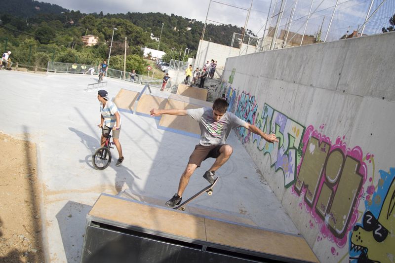 Imatge de l'skate park de les Planes FOTO: Arxiu