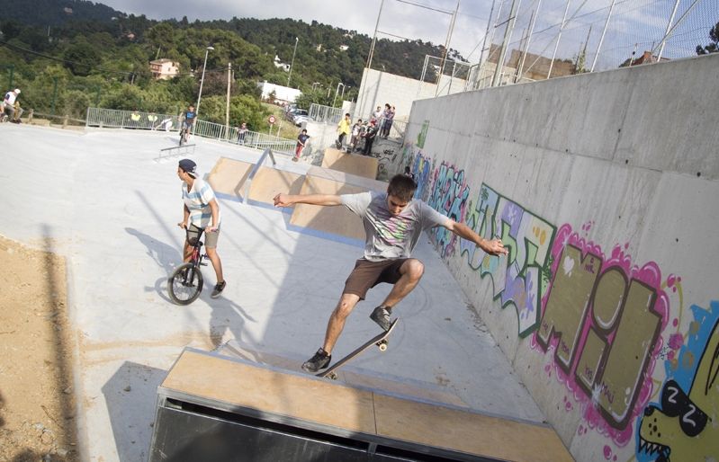 L'skate parc de Les Planes ja és una realitat. FOTO: Estefania Bedmar