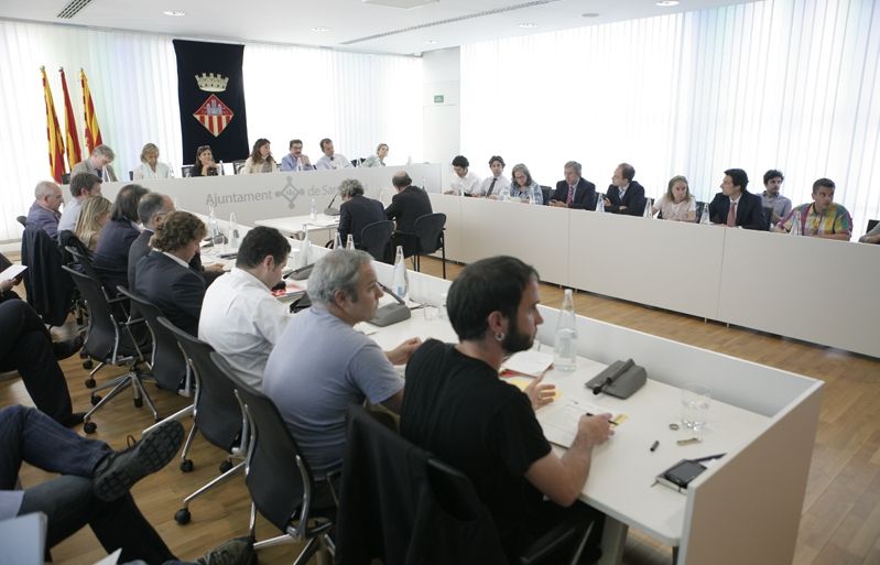 La composició del Ple canviarà el 24 de maig amb les eleccions municipals. FOTO: Artur Ribera