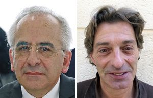 Es veuen les cares un regidor i un veí de Sant Cugat