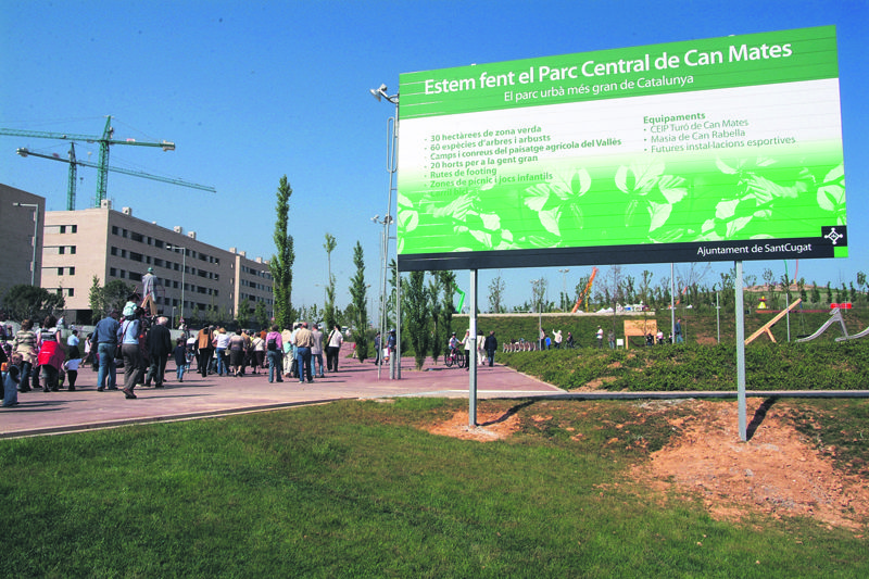 Inaguraci del Parc de Can Mates el 21 d'abril de 2006