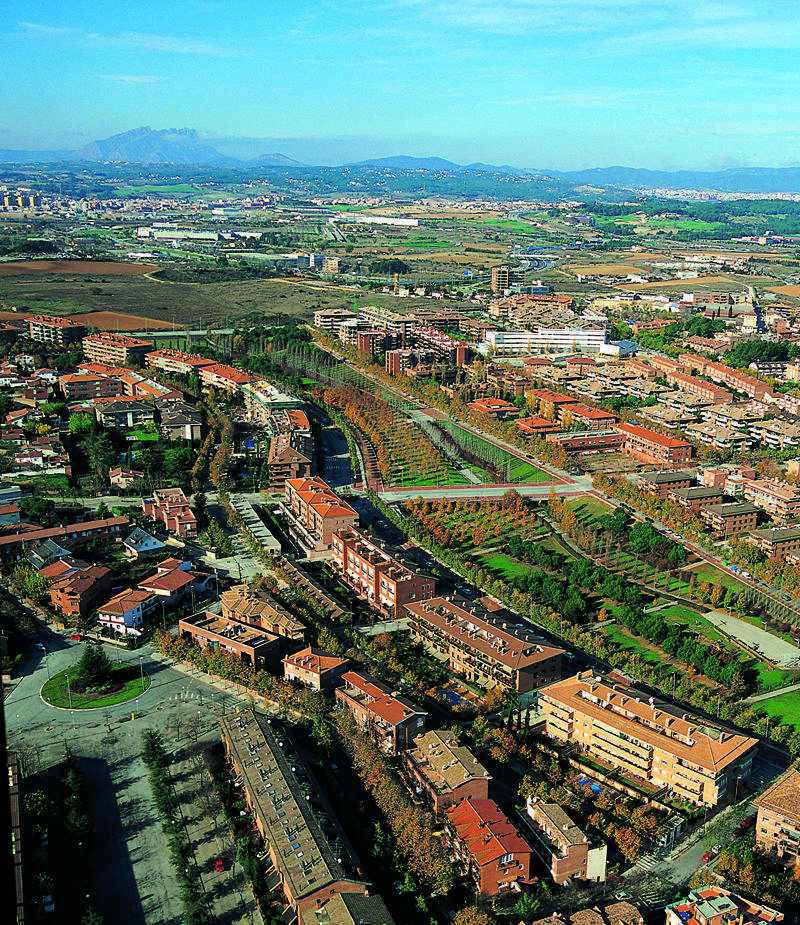 Imatge aèria de la zona