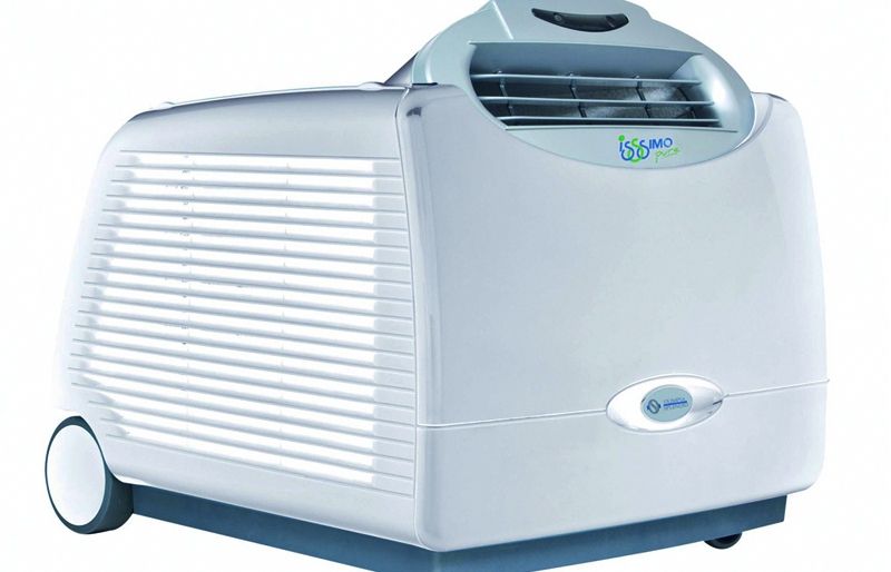 L'aparell d'aire condicionat portàtil es pot utilitzar en espais reduïts. FOTO: Cedida