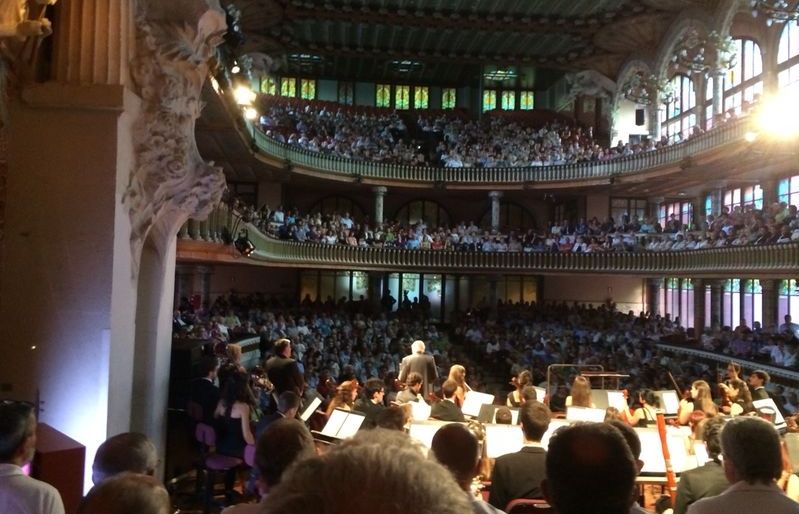 Imateg del Palau des de l'escenari. FOTO: Cedida